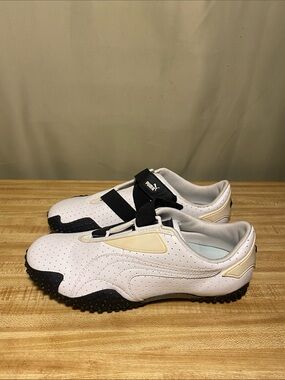 Vintage  ‘05 Puma Mostro Perf Leather Women’s Sport Lifestyle Riding Shoes Sz 7